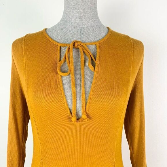 Free People Beach Mustard Dress‎ - Picture 2 of 10